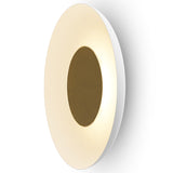 Ramen LED Wall /Ceiling/ Pendant 3 in 1 24 Inch Matte White Brass By Koncept