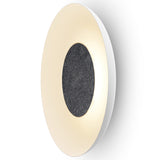 Ramen LED Wall /Ceiling/ Pendant 3 in 1 24 Inch Matte White Charocal Felt By Koncept