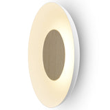 Ramen LED Wall /Ceiling/ Pendant 3 in 1 24 Inch Matte White White Oak By Koncept