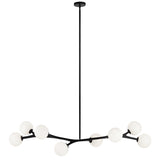 Rami Pendant Light Large Black By Matteo- Front View