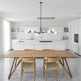 Rami Pendant Light Large Black By Matteo- Lifestyle View