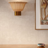 Rancho Wall Vanity Light Brushed Gold By Alora - Lifestyle View