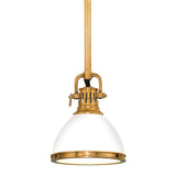 Randolph Pendant - 7 Inch - Aged Brass by Hudson Valley