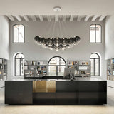 Random Cloud 14 Lights Suspension Glossy Smoke By Lodes Lifstyle View