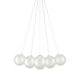 Random Cloud 14 Lights Suspension Medium Frosted White By Lodes