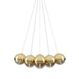 Random Cloud 14 Lights Suspension Medium Gold By Lodes