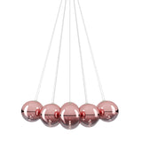 Random Cloud 14 Lights Suspension Medium Rose Gold By Lodes