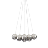 Random Cloud 14 Lights Suspension Small Chrome By Lodes