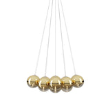 Random Cloud 14 Lights Suspension Small Gold By Lodes