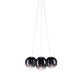 Random Cloud 7 Lights Suspension Medium Glossy Smoke By Lodes
