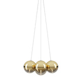Random Cloud 7 Lights Suspension Medium Gold By Lodes