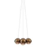 Random Cloud 7 Lights Suspension Small Glossy Bronze By Lodes
