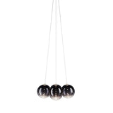 Random Cloud 7 Lights Suspension Small Glossy Smoke By Lodes