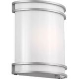 Ravel LED Outdoor Wall Lantern — Painted Brushed Steel