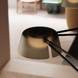 Ray Chandelier Large Oxide Red Oxid Red Aluminium By Sonneman Detailed View