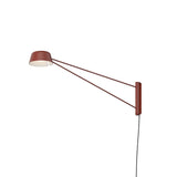 Ray Wall Lamp Oxide Red Oxide Red Alumimium Long By Sonneman
