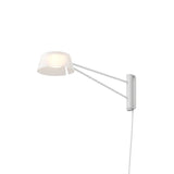 Ray Wall Lamp Warm Gray Opal White Acrylic Short By Sonneman