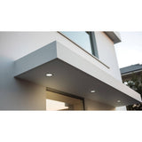 Reach Round LED Recessed Panel by Dals lighting an interior ceiling