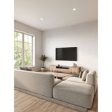Reach Square LED Recessed Panel by Dals installed in a ceiling
