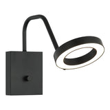 Realm Wall Sconce 9 Inch Black