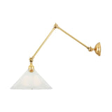 Rebell Adjustable Arm Wall Light - Polished Brass