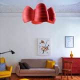 Red Large Herz Multi-Light Chandelier by Traum