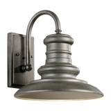 Redding Station Lantern Tranished Silver Medium By Generation Lighitng