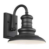 Redding Station Lantern Textrured Black Small By Generation Lighitng