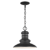 Redding Station Pendant Light Textured Black By Generation Lighting