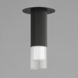 Reeds Flush Mount Black By ET2 - Lifestyle View1