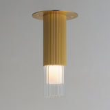 Reeds Flush Mount Gold By ET2 - Lifestyle View3