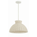 Reese Pendant 16'' Matte White
