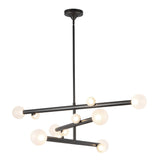 Reese Two Tier Chandelier — Urban Bronze, Opal Glass
