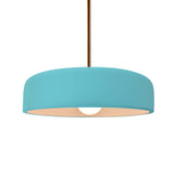 Reflecting Pool Rigid Stem Kit Ceramic Medium Spire Pendant by Justice Design
