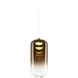 Refrax Pendant Light Aged Gold Brass Medium By Matteo - Front View