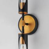 Regent 2-Light Bath Vanity Black Antique Brass By Maxim Lighting - Detailed View