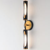 Regent 2-Light Bath Vanity Black Antique Brass By Maxim Lighting - Side View1