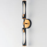 Regent 2-Light Bath Vanity Black Antique Brass By Maxim Lighting - Side View