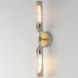 Regent 2-Light Bath Vanity Frensch Gray Natural Antique Brass By Maxim Lighting - With Light