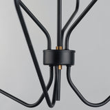 Regent Chandelier Black Antique Brass 6 Lights By Maxim Lighting - Detailed View1