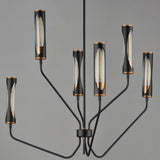 Regent Chandelier Black Antique Brass 6 Lights By Maxim Lighting - Front View1