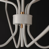 Regent Chandelier Frensh Grey Natural Aged Brass 8 Lights By Maxim Lighting - Detailed View1