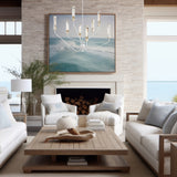 Regent Chandelier Frensh Grey Natural Aged Brass 8 Lights By Maxim Lighting - Lifestyle View