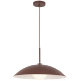 Regent Pendant Light Burgundy By Kuzco - Front View