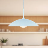 Regent Pendant Light Cerculean By Kuzco - Lifestyle View