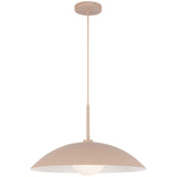 Regent Pendant Light Peach By Kuzco - Front View
