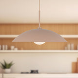 Regent Pendant Light Peach By Kuzco - Lifestyle View