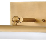 Regis Picture Light By Hinkley Small Heritage Brass Detailed View