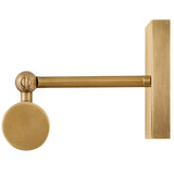 Regis Picture Light By Hinkley Small Heritage Brass Side View