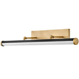 Regis Picture Light Large Heritage Brass Black By Hinkley Side View 1